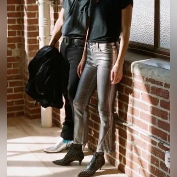 J Brand Neiman Marcus Metallic Skinny jeans. NWT  30 - Picture 2 of 10